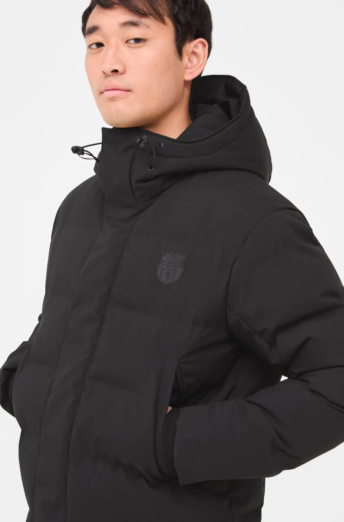 Discount Abrigo negro - Barça Hombre Abrigos Y Chaquetas