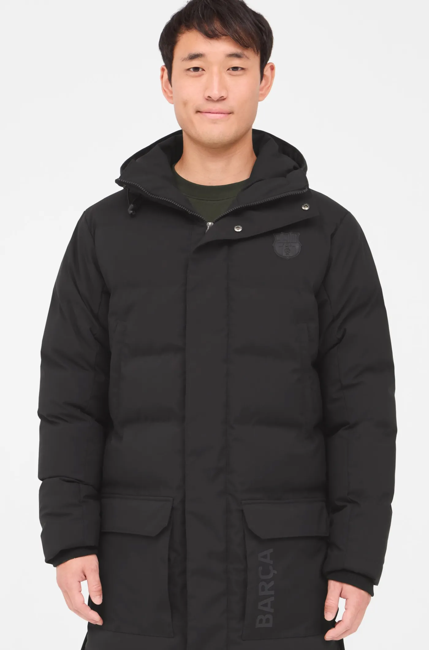 Discount Abrigo negro - Barça Hombre Abrigos Y Chaquetas