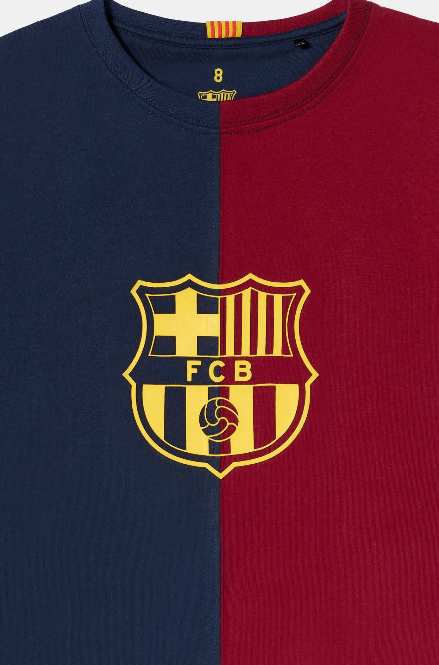 Hot Bicolor tee Barça crest - Junior Niños Camisetas Y Polos
