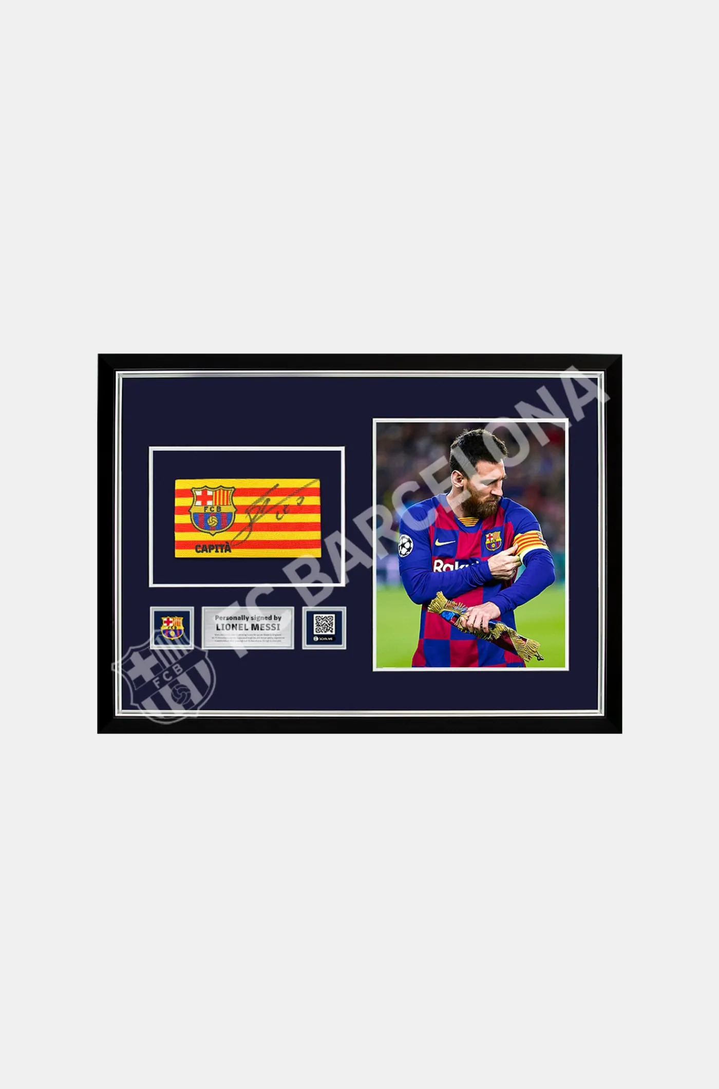 Discount Brazalete de capitán oficial del firmado por Leo Messi Colección Messi | Memorabilia Firmado