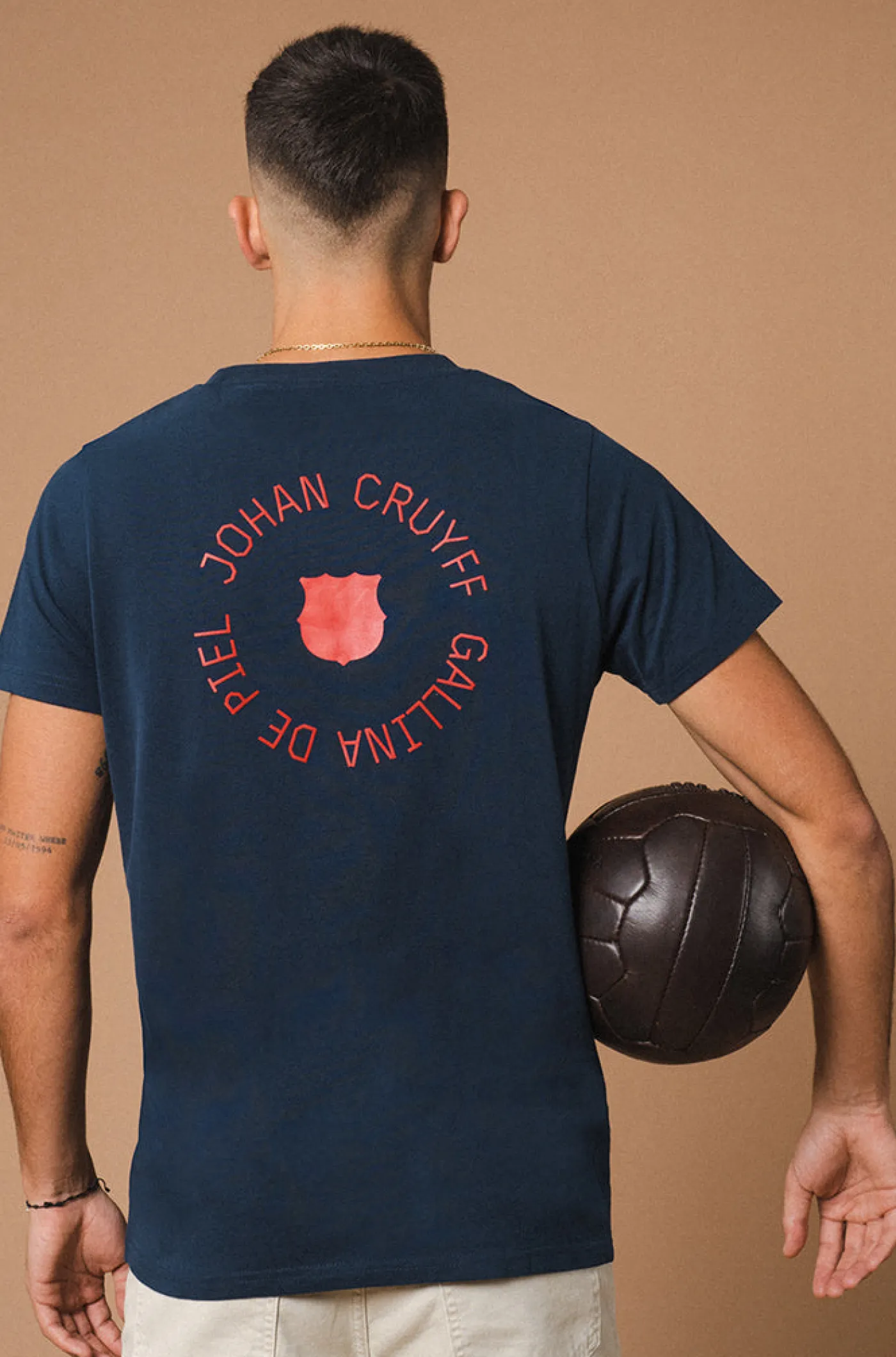 Discount Camiseta azul Barça Cruyff "9" Hombre Camisetas Y Polos