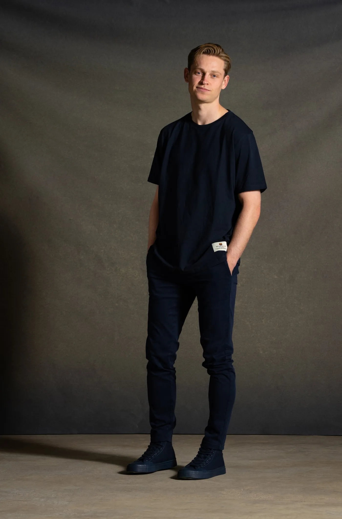 Fashion Camiseta azul marino Barça Hombre Camisetas Y Polos