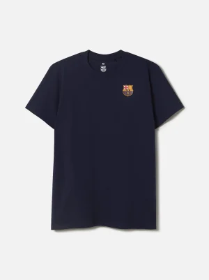 Cheap Camiseta azul marino escudo Barça Hombre Camisetas Y Polos