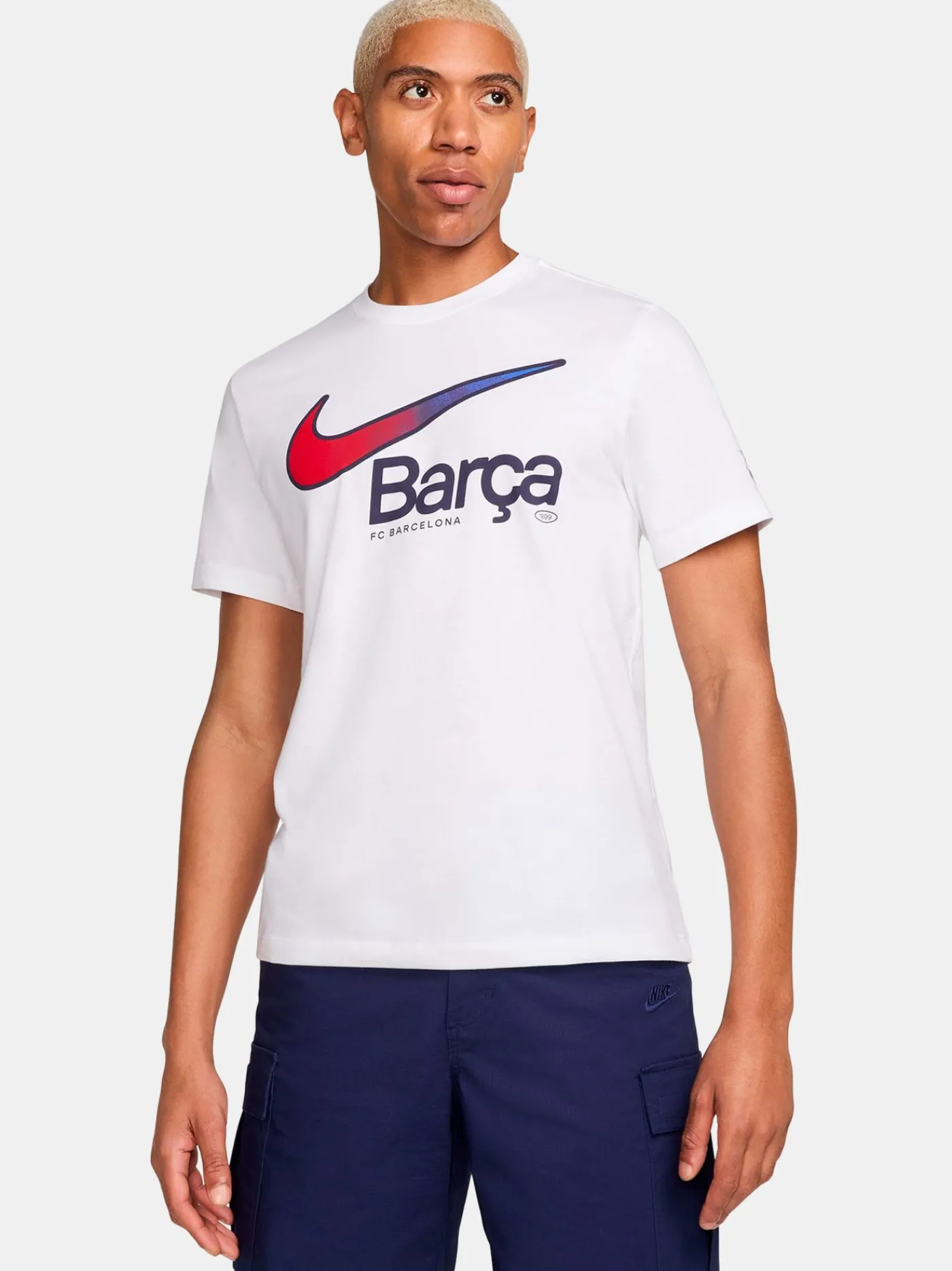 New Camiseta Barça Nike swoosh blaugrana Hombre Camisetas Y Polos
