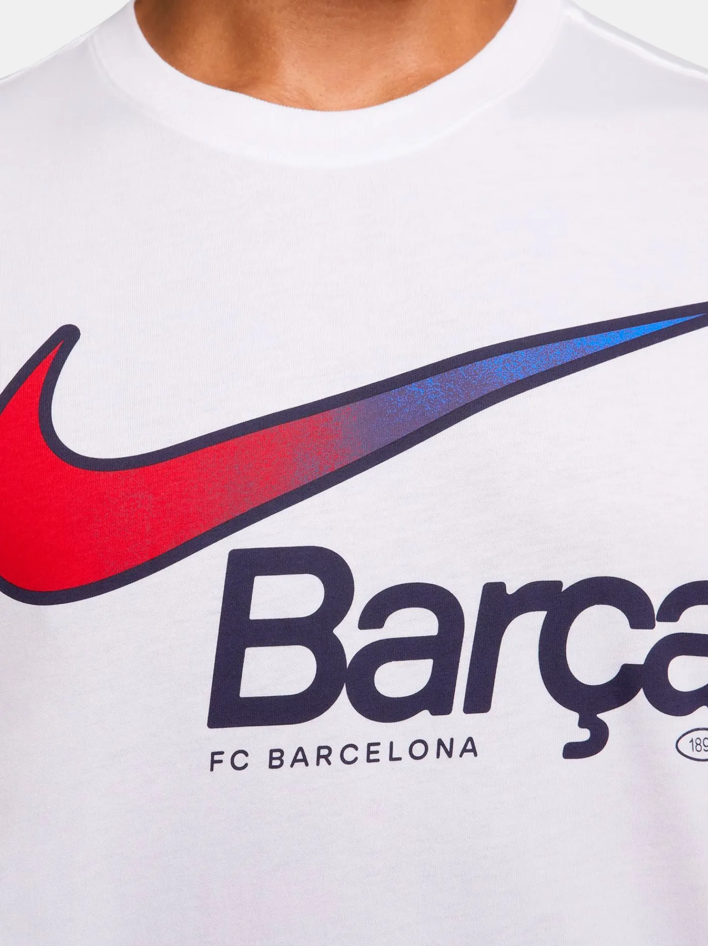 New Camiseta Barça Nike swoosh blaugrana Hombre Camisetas Y Polos