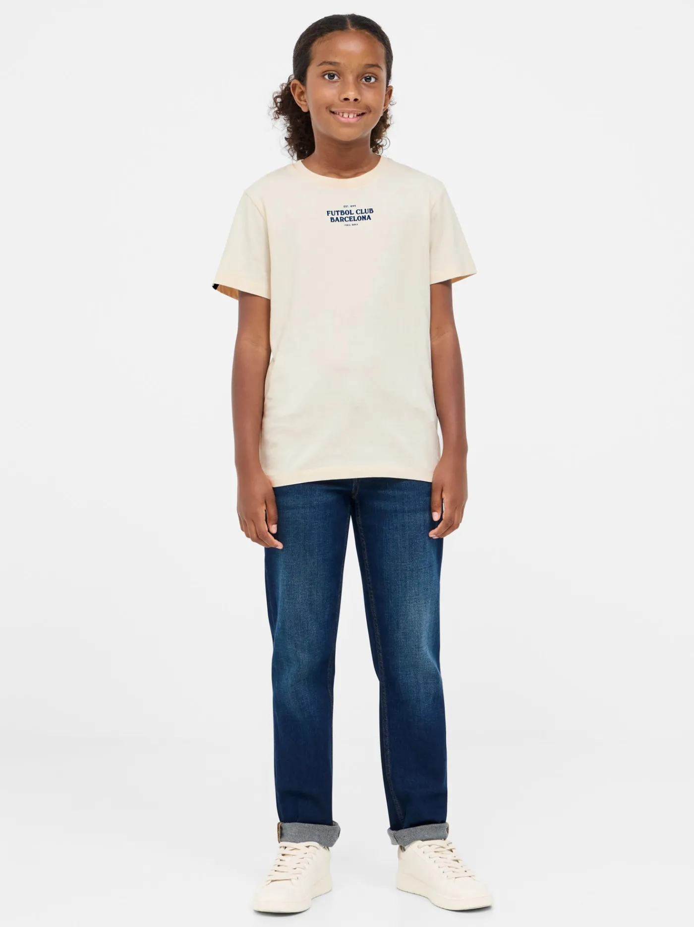 New Camiseta beige Barça - Junior Niños Camisetas Y Polos