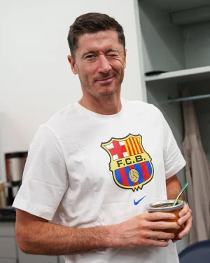 Best Camiseta blanca escudo Barça Nike Hombre Camisetas Y Polos