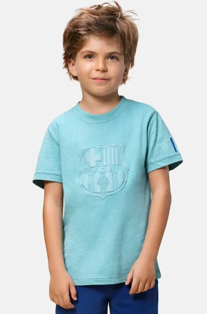 Store Camiseta escudo azul cielo Barça - Junior Niños Camisetas Y Polos