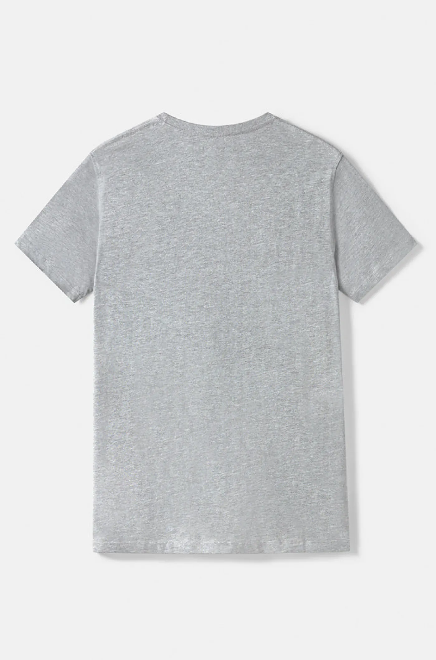 Sale Camiseta escudo - Gris jaspeado Hombre Camisetas Y Polos