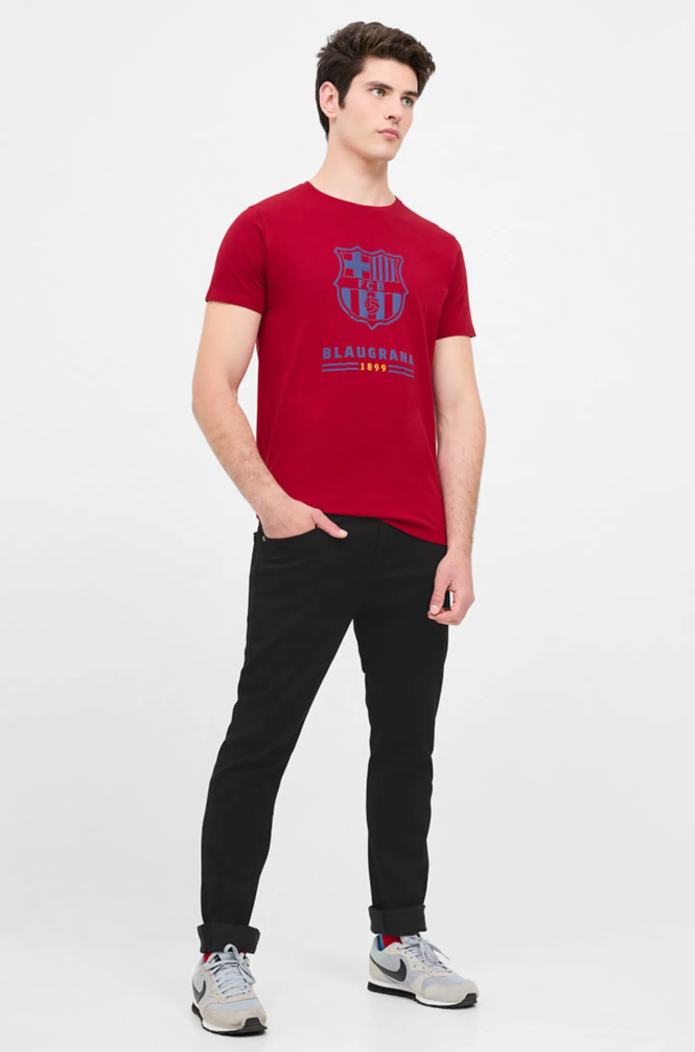 Flash Sale Camiseta escudo - Granate Hombre Camisetas Y Polos