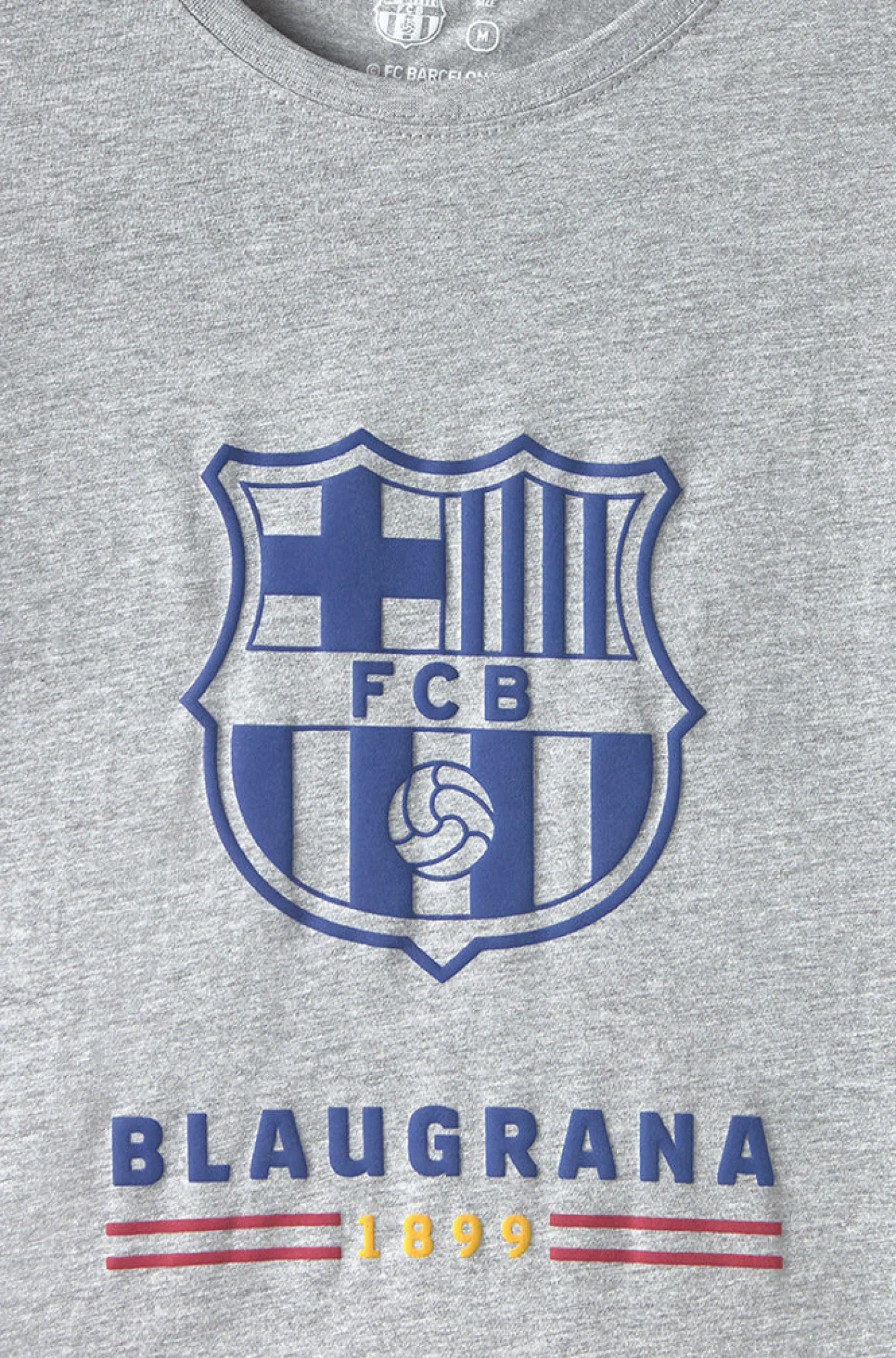 Sale Camiseta escudo - Gris jaspeado Hombre Camisetas Y Polos