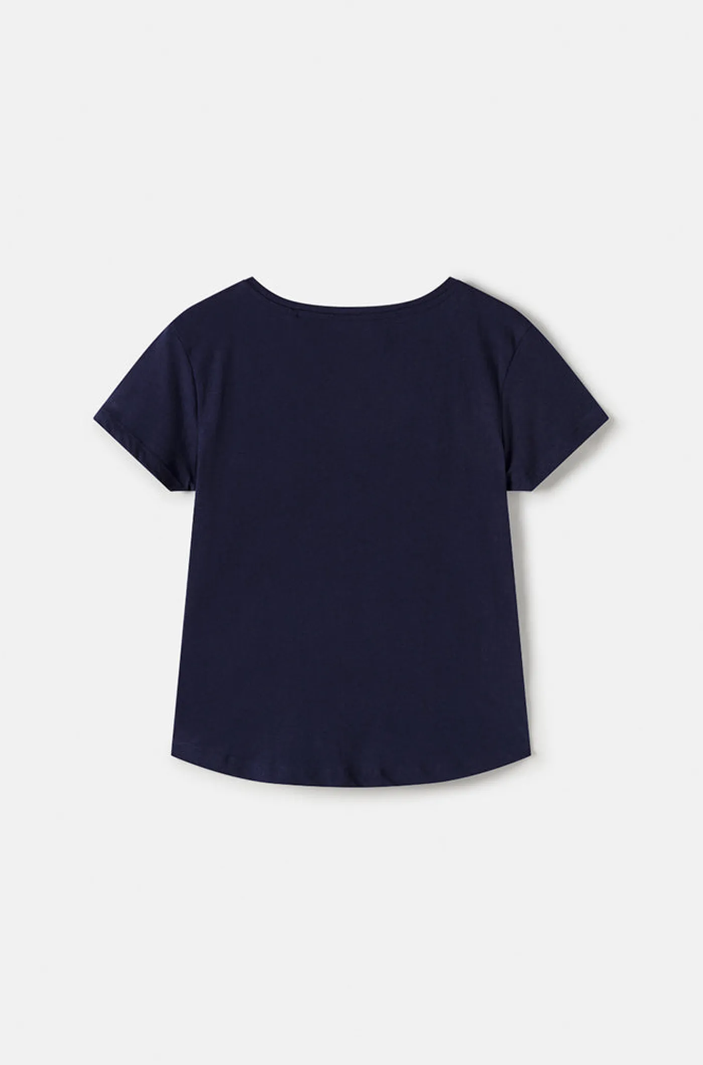 Cheap Camiseta escudo y logo - Marino Mujer Camisetas Y Polos