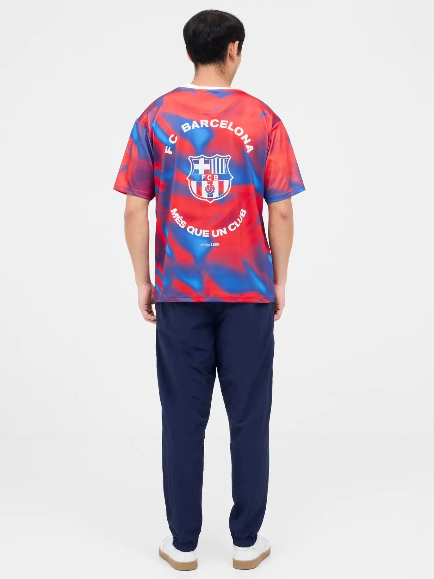 Store Camiseta estampada roja escudo Barça Hombre Camisetas Y Polos | Camisetas Y Polos