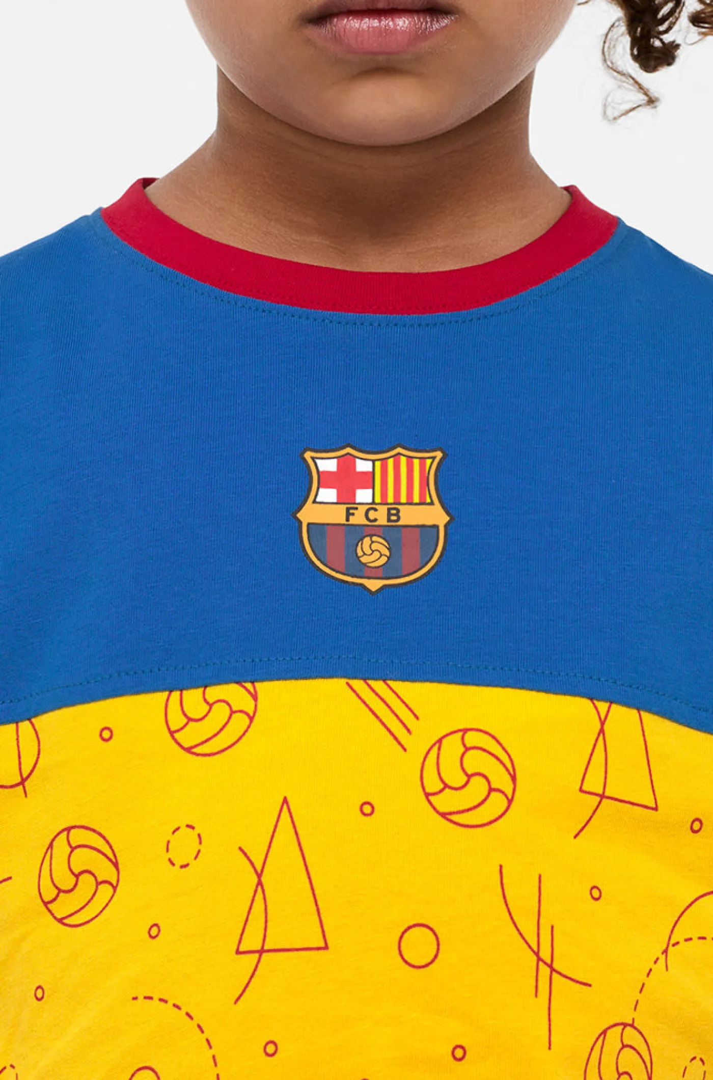 Flash Sale Camiseta figuras Barça - Júnior Niños Camisetas Y Polos