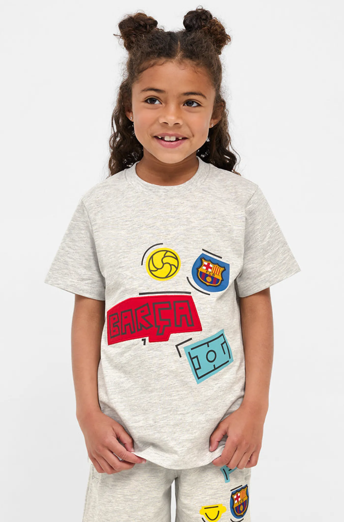 Hot Camiseta gris Barça - Junior Niños Camisetas Y Polos