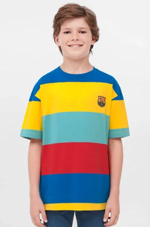 Sale Camiseta multicolor Barça - Júnior Niños Camisetas Y Polos