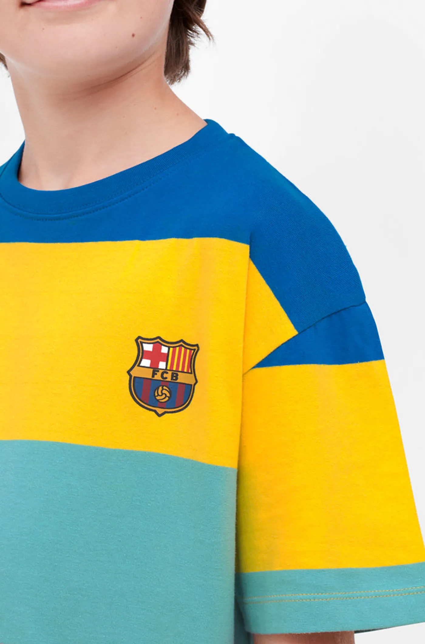 Sale Camiseta multicolor Barça - Júnior Niños Camisetas Y Polos