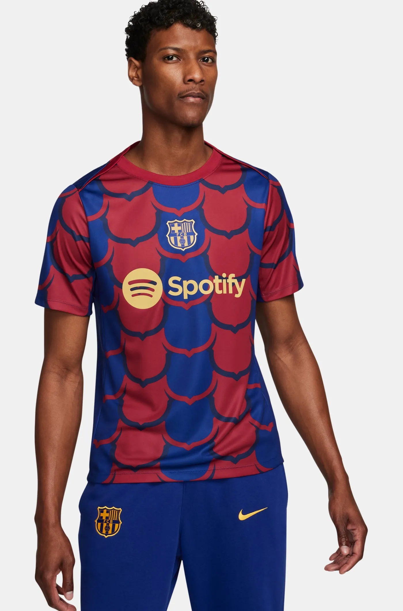 Shop Camiseta Pre-Partido azulgrana del Hombre Camisetas