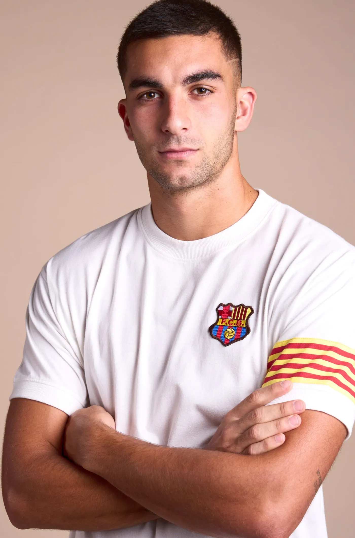 Fashion Camiseta Retro blanca 70's Johan Cruyff Hombre Camisetas Y Polos