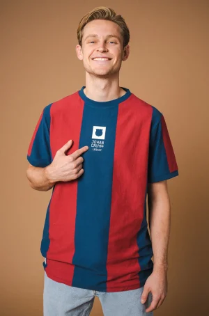 Outlet Camiseta retro blaugrana Barça Cruyff Hombre Camisetas Y Polos