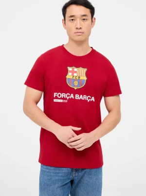 Online Camiseta roja Força Barça Hombre Camisetas Y Polos | Chándals