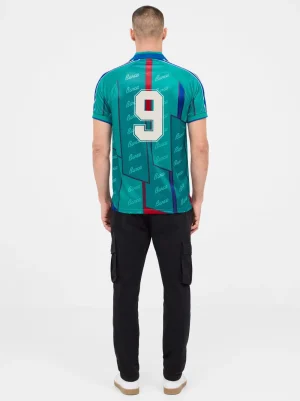 Best Camiseta temporada 1995-97 - con dorsal 9 Hombre Camisetas Y Polos