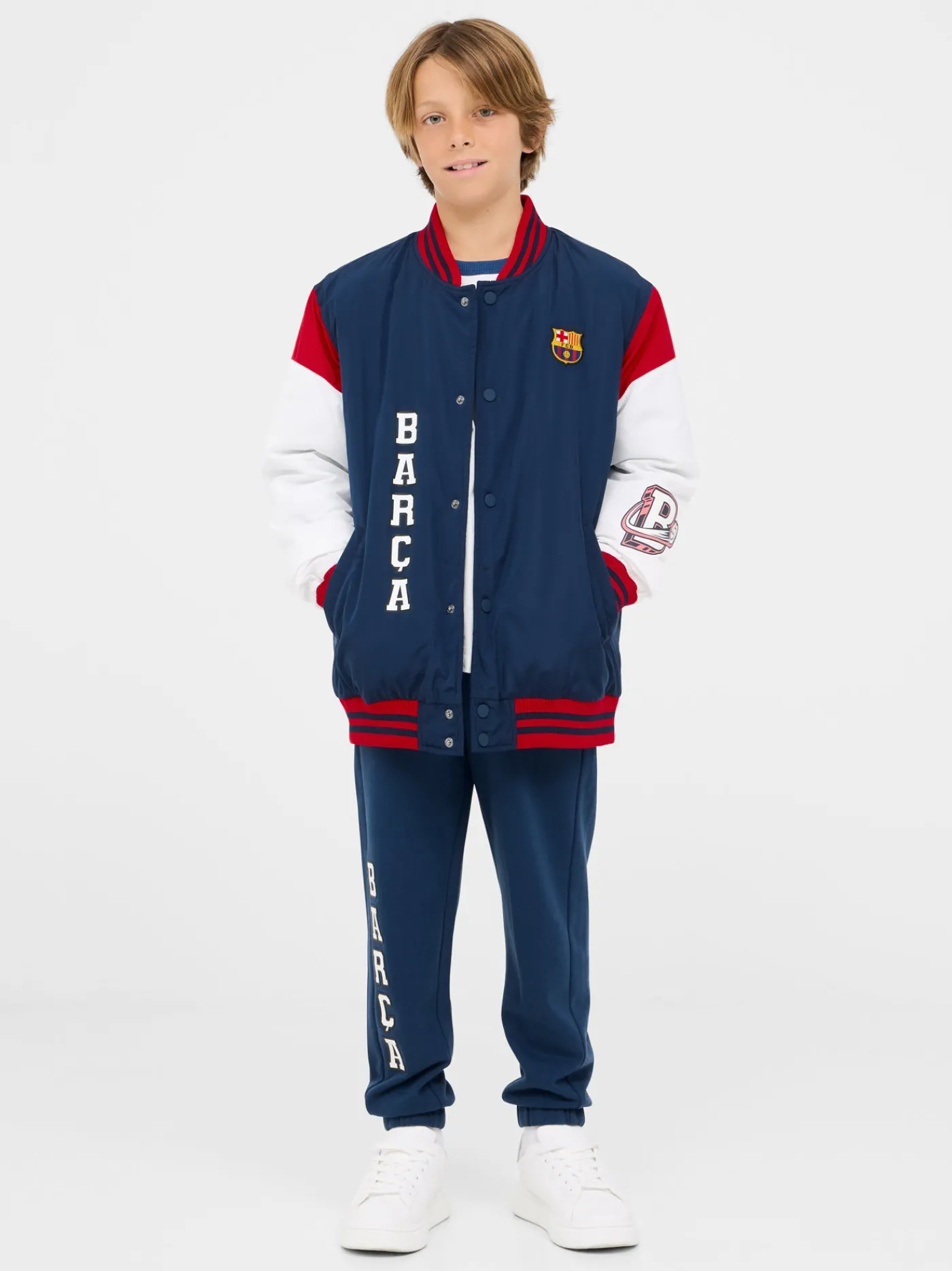 Shop Cazadora bomber Barça 1899 - Junior Niños Abrigos Y Chaquetas | Chándals