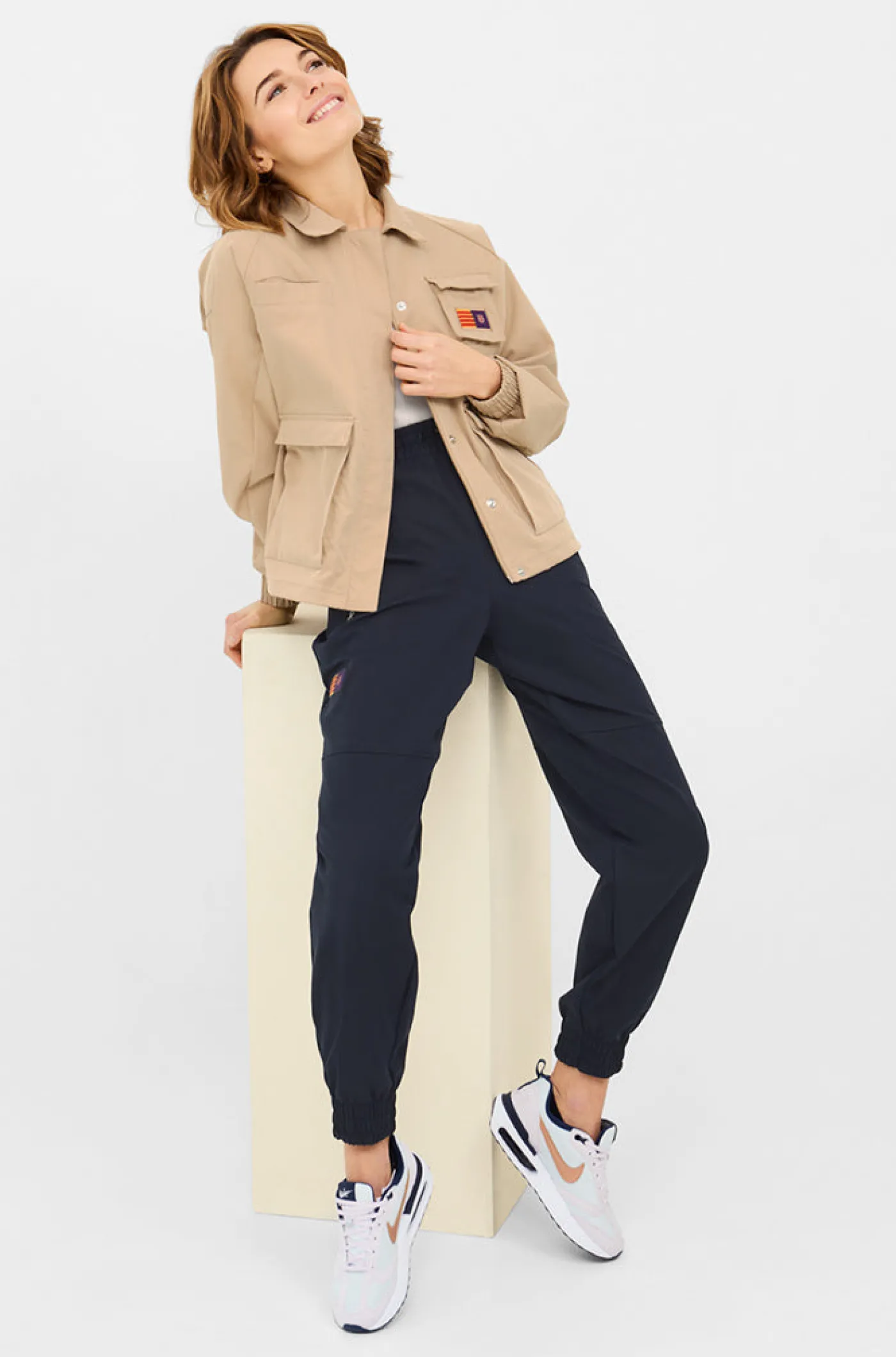 Online Chaquesta Barça Nike - Mujer Mujer Abrigos Y Chaquetas | Chándals