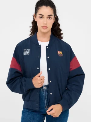 Best Chaqueta azul marino 1899 Barça - Mujer Mujer Abrigos Y Chaquetas