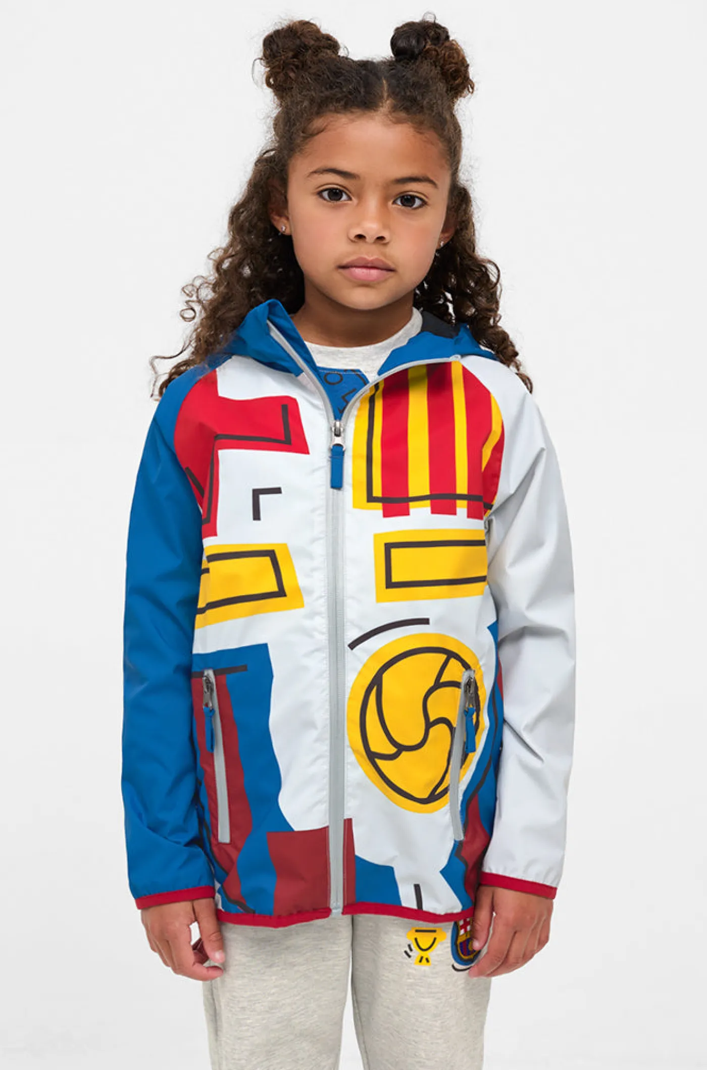 New Chaqueta impermeable Barça - Junior Niños Abrigos Y Chaquetas