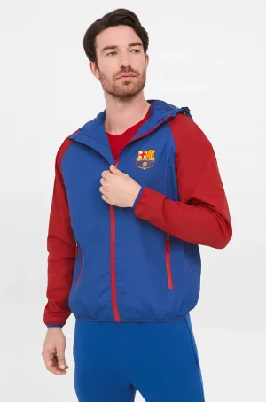 Best Sale Chaqueta impermeable Barça Hombre Abrigos Y Chaquetas | Chándals
