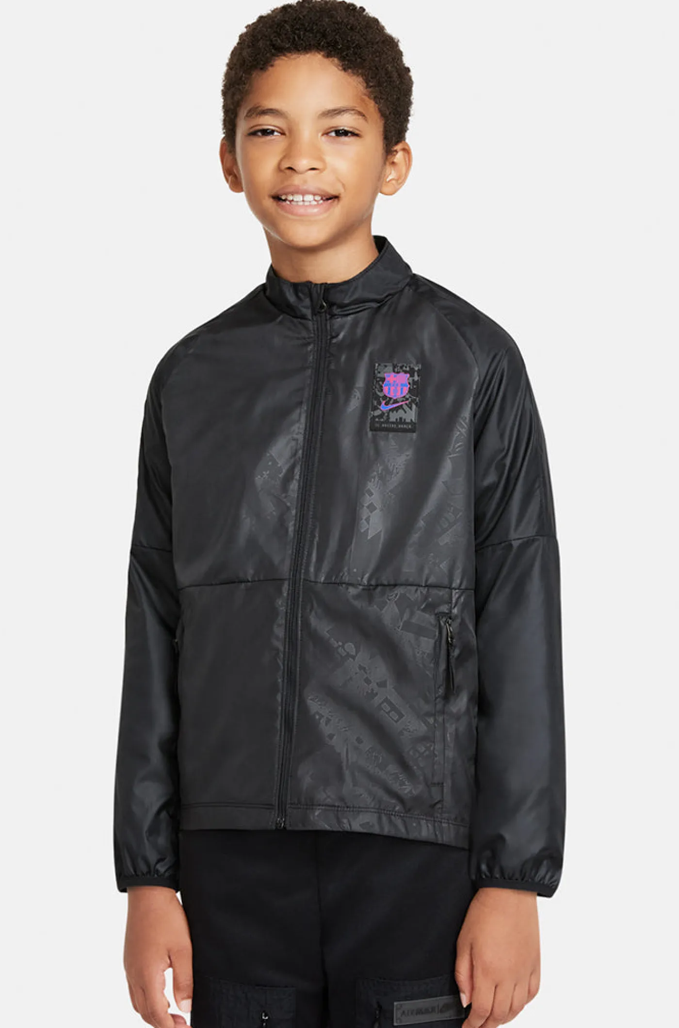Best Chaqueta impermeable Barça Nike - Junior Niños Abrigos Y Chaquetas