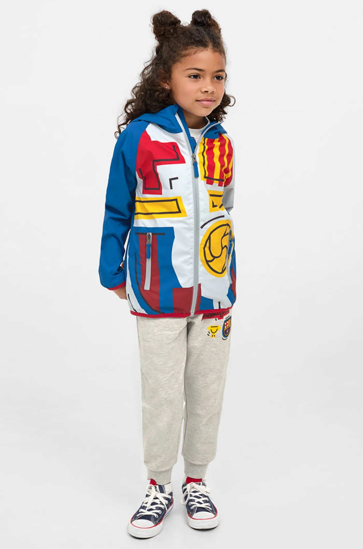 New Chaqueta impermeable Barça - Junior Niños Abrigos Y Chaquetas