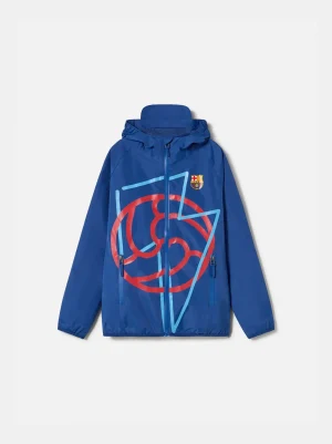 Sale Chaqueta impermeable "Força Barça" - Junior Niños Abrigos Y Chaquetas