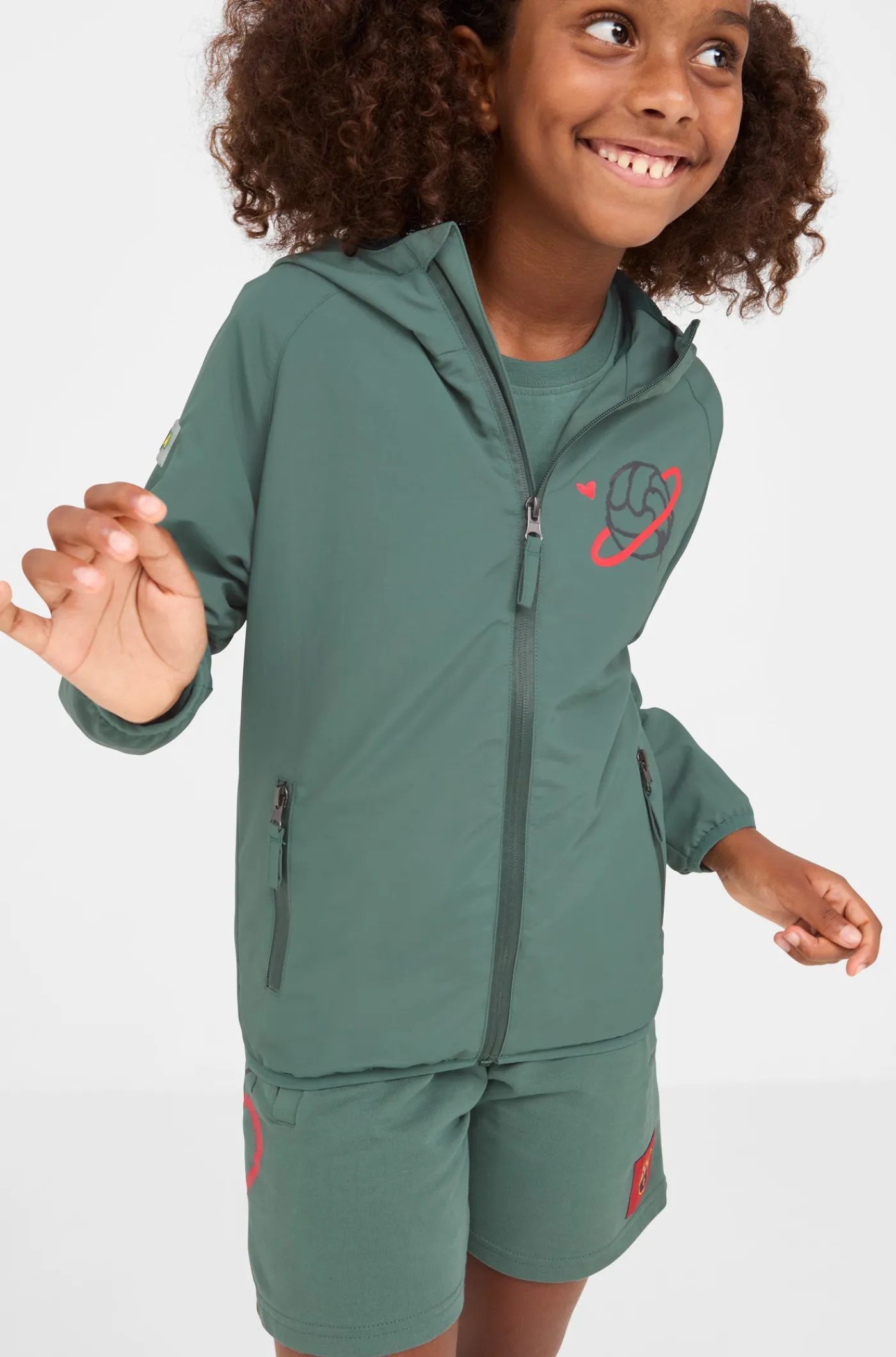 Shop Chaqueta impermeable Pelota Barça - Júnior Niños Abrigos Y Chaquetas