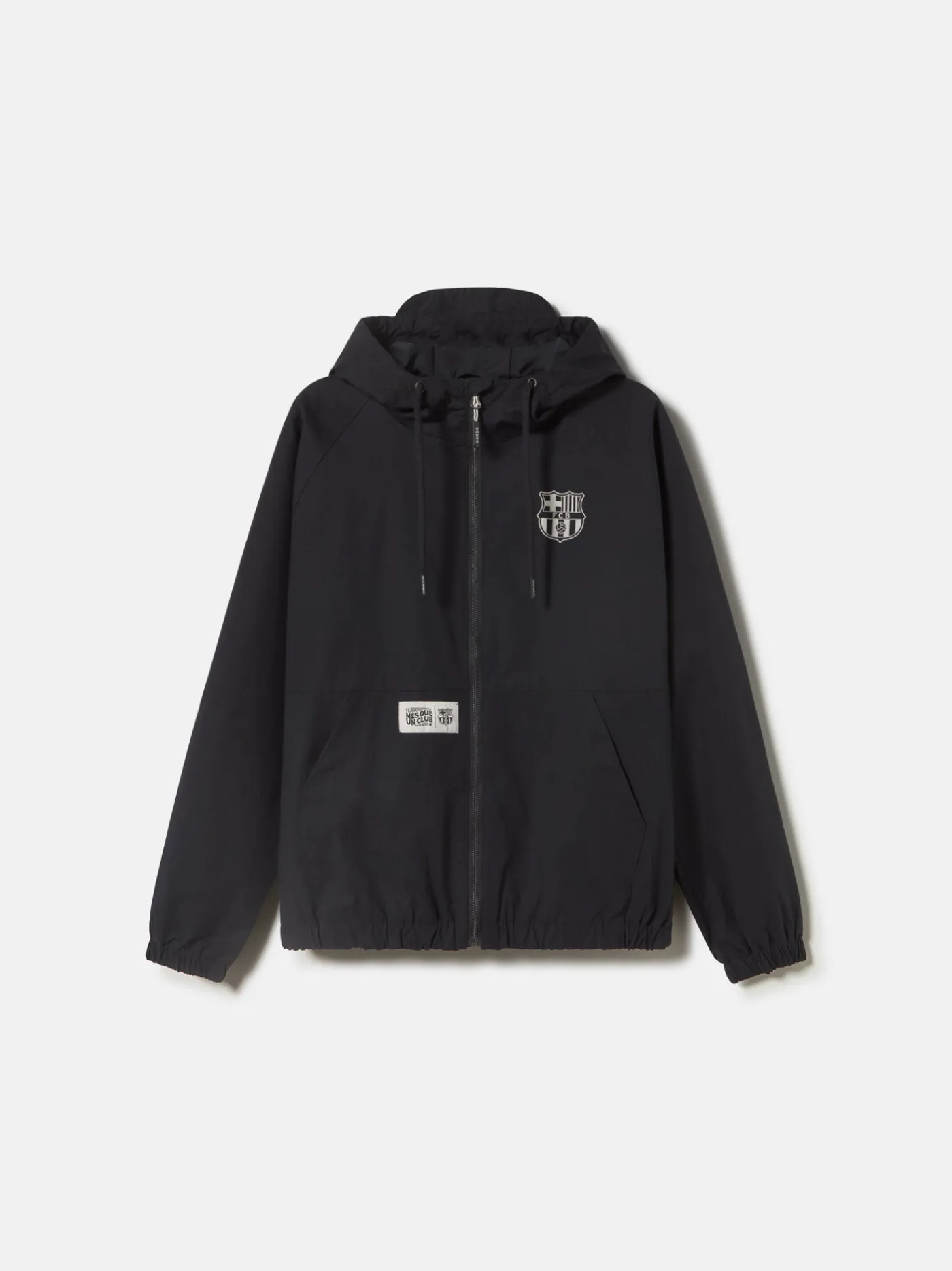 Shop Chaqueta ligera Barça gris - Junior Niños Abrigos Y Chaquetas