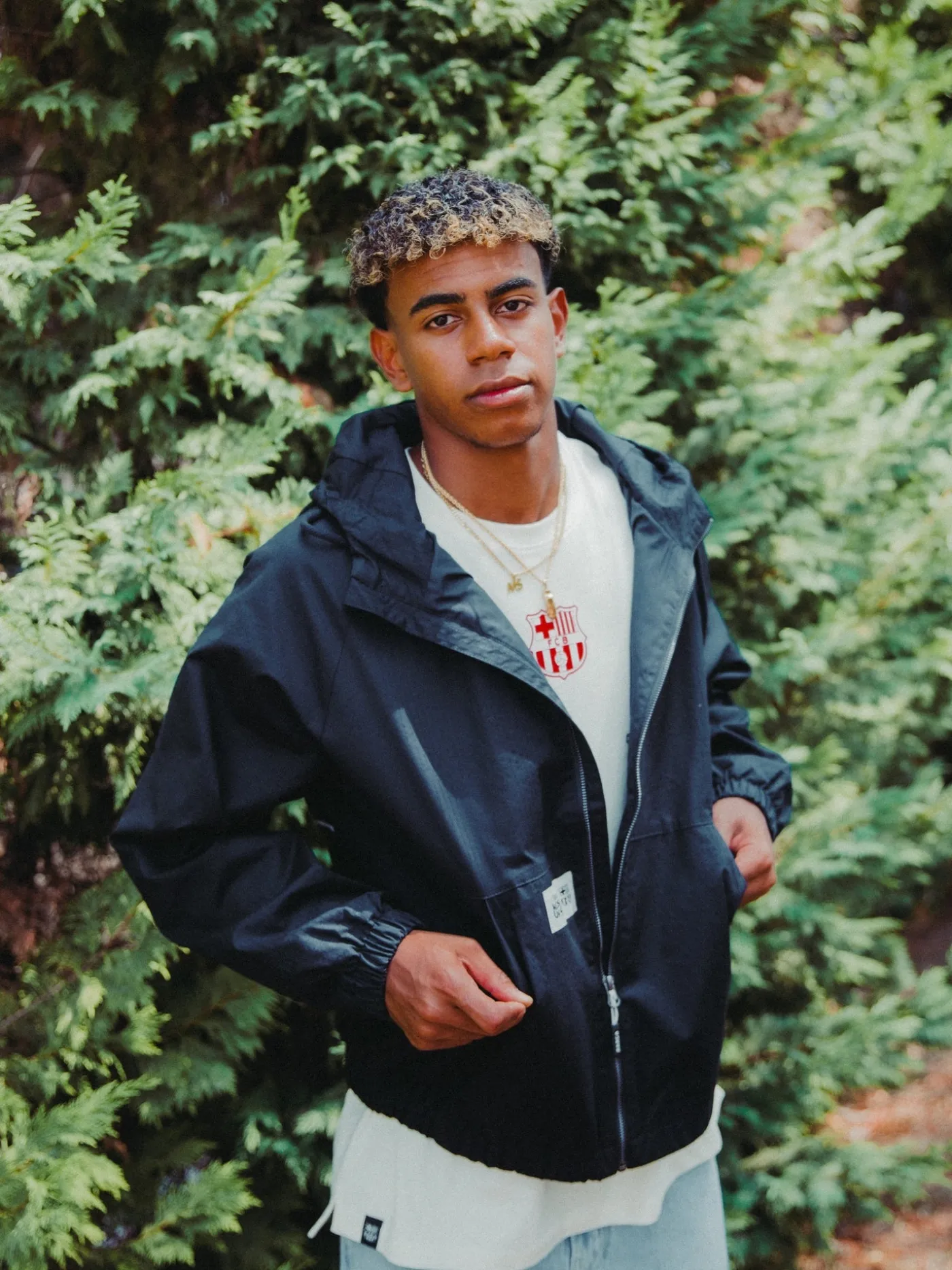 Store Chaqueta ligera Barça gris Hombre Abrigos Y Chaquetas