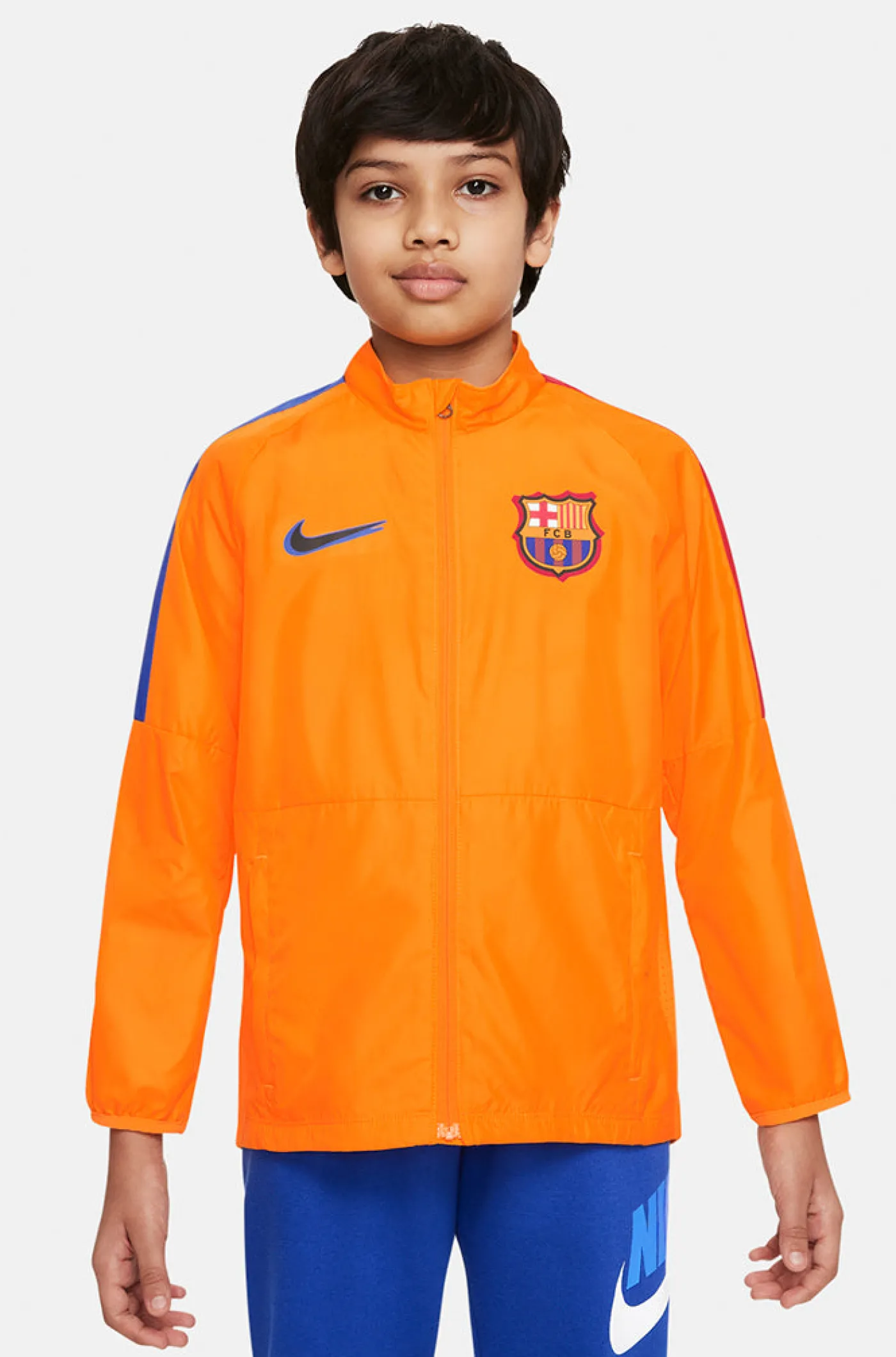 New Chaqueta naranja Barça Nike - Junior Niños Abrigos Y Chaquetas