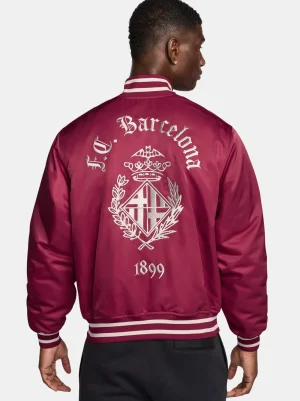 Cheap Chaqueta Roja Barça Nike Hombre Abrigos Y Chaquetas