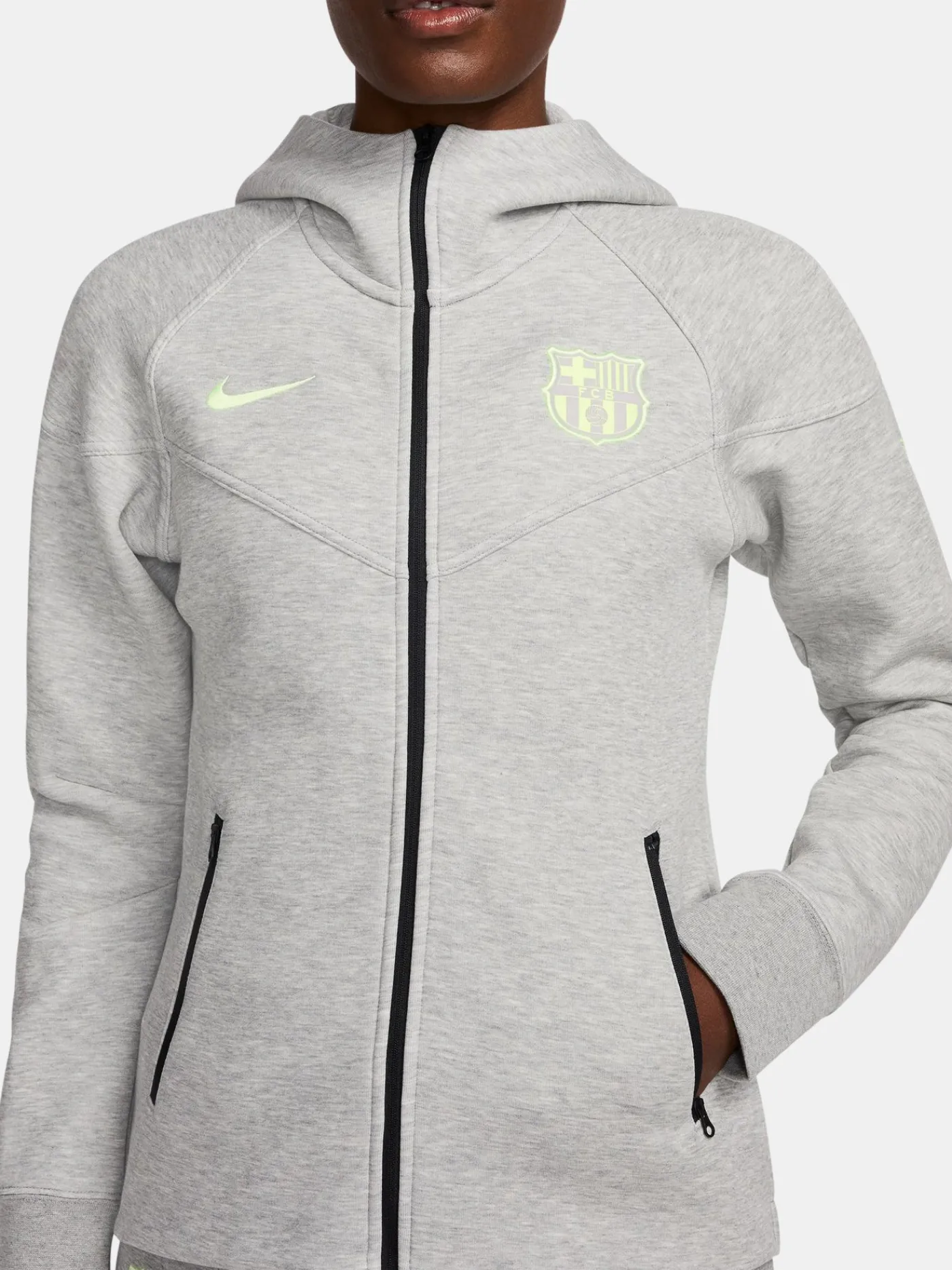 Shop Chaqueta Tech Fleece Barça Nike - Mujer Mujer Chándals | Chándals