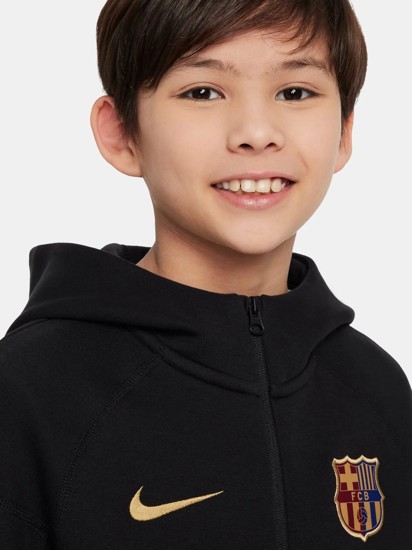 Fashion Chaqueta tech fleece negra Barça Nike - Junior Niños Abrigos Y Chaquetas | Chándals