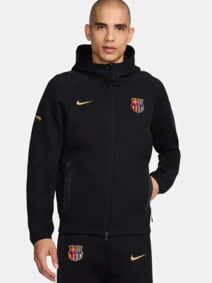 Cheap Chaqueta tech negra Barça Nike Hombre Chándals | Chándals