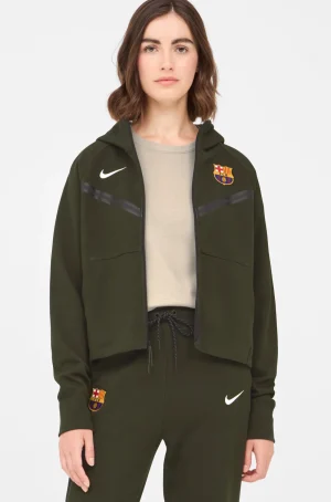 Discount Chaqueta verde Barça Nike - Mujer Mujer Abrigos Y Chaquetas | Chándals