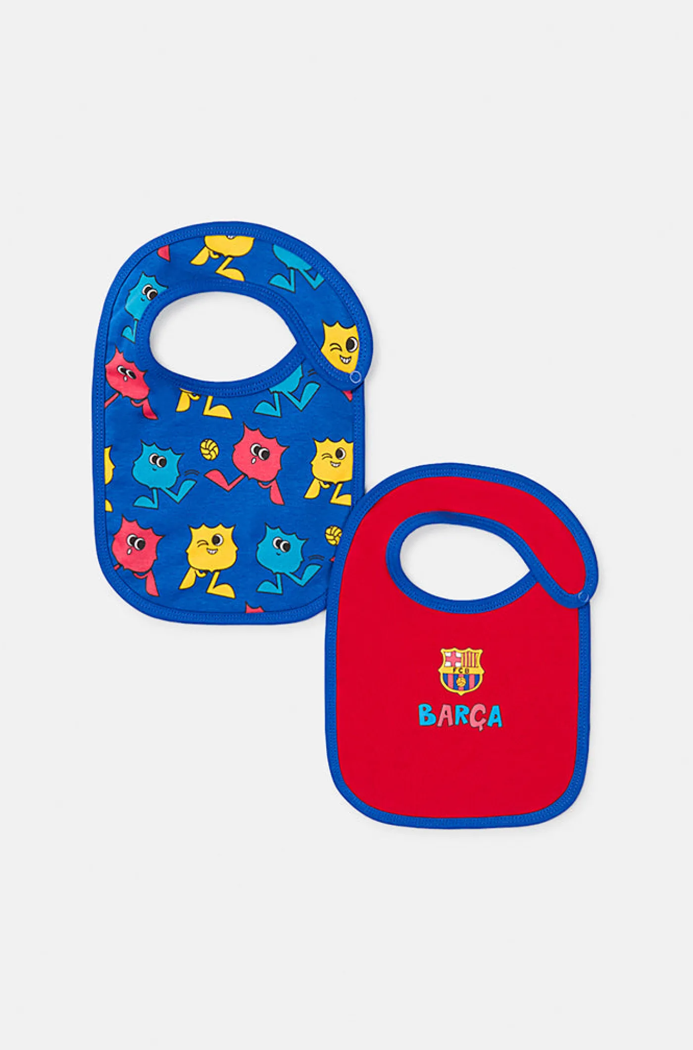 Hot Conjunto de 2 baberos escudo animado Barça – Bebé Niños Bebés