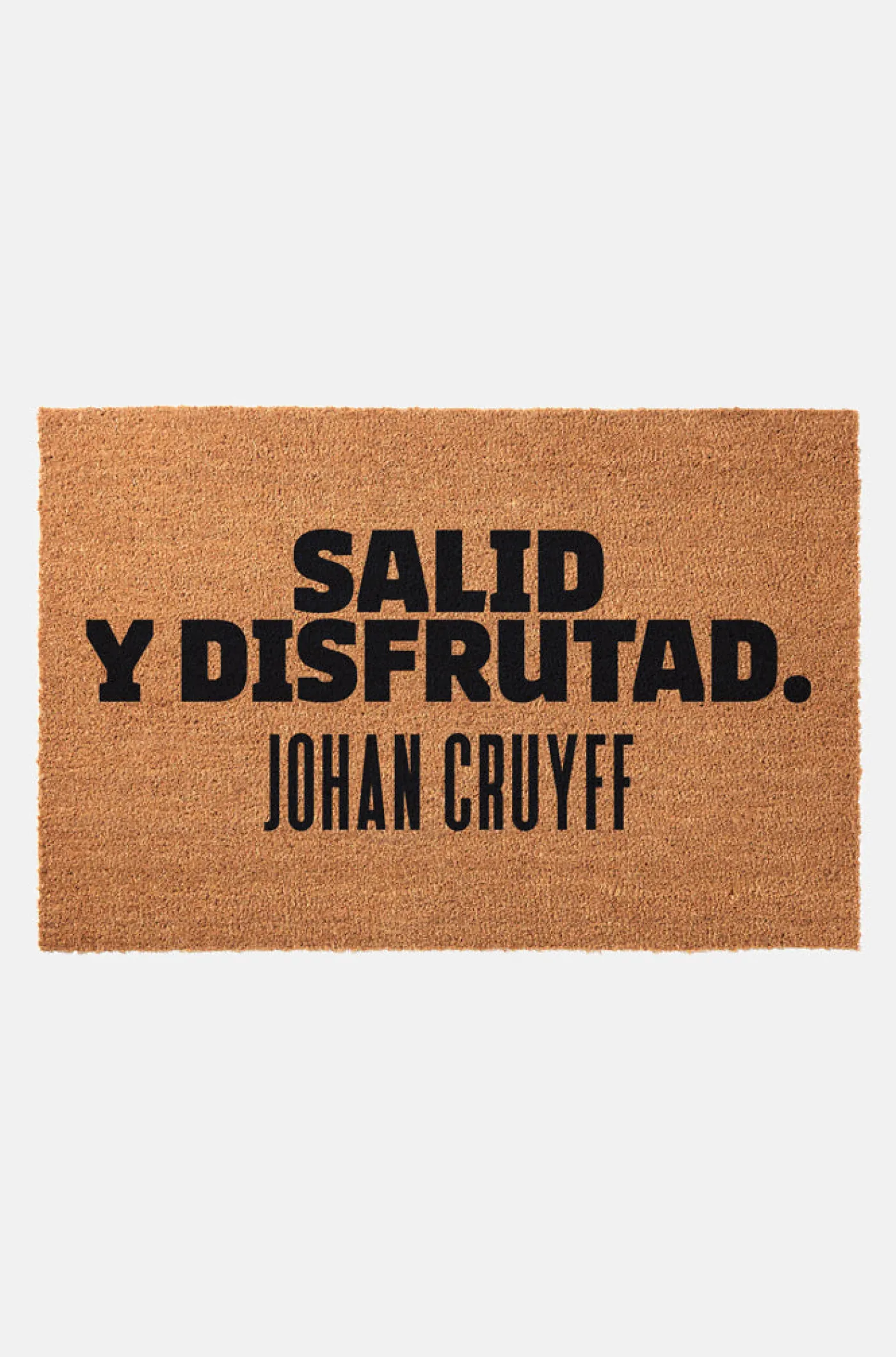 Shop Felpudo "Salid y disfrutad" de la Colección Johan Cruyff Accesorios Del Hogar