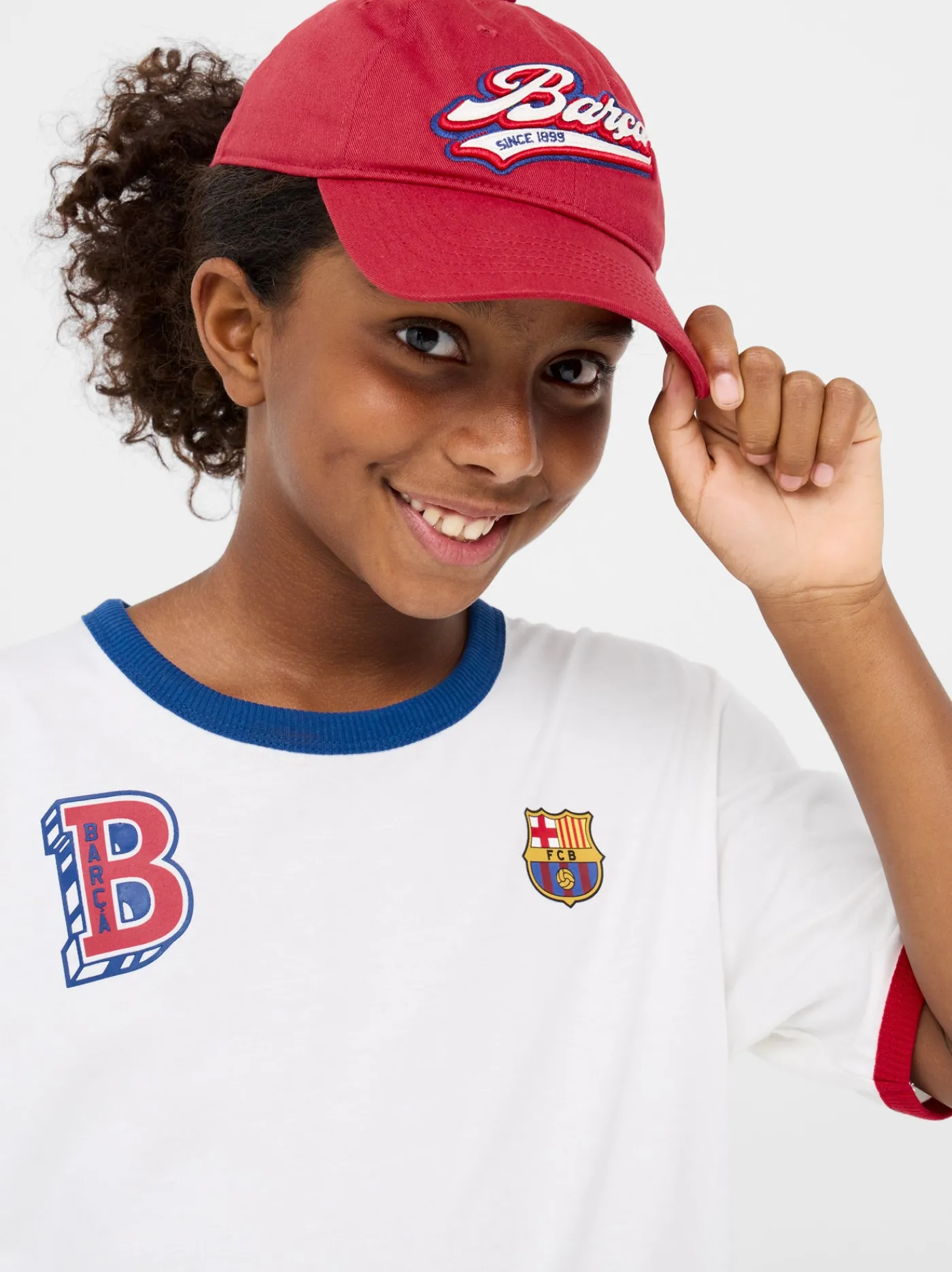 New Gorra roja Barça - Junior Accesorios Fan