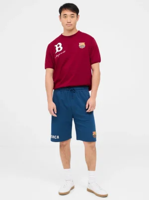 Shop Pantalón corto azul Barça Hombre Pantalones Y Shorts