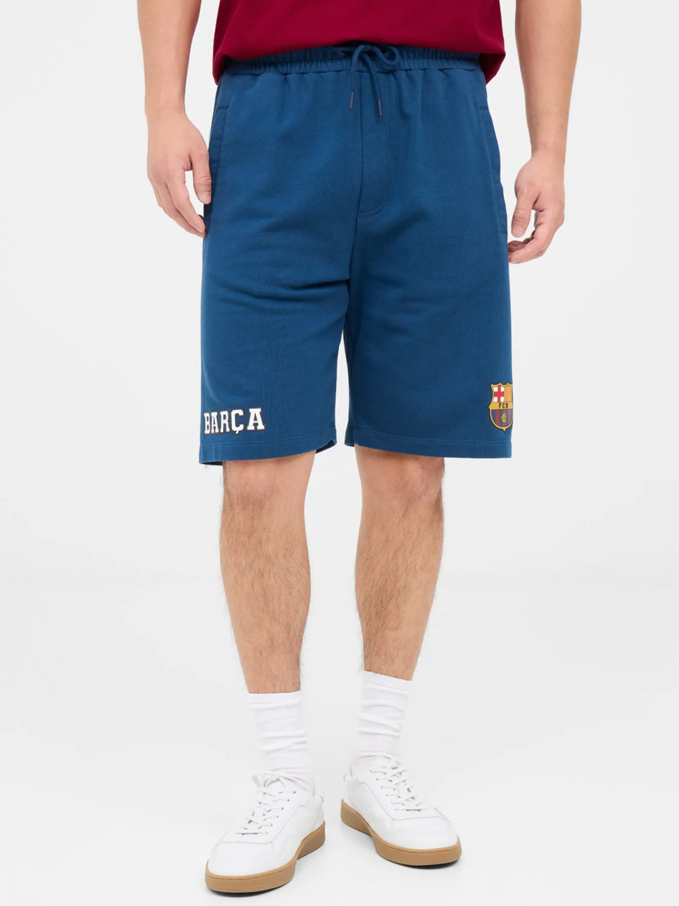 Shop Pantalón corto azul Barça Hombre Pantalones Y Shorts