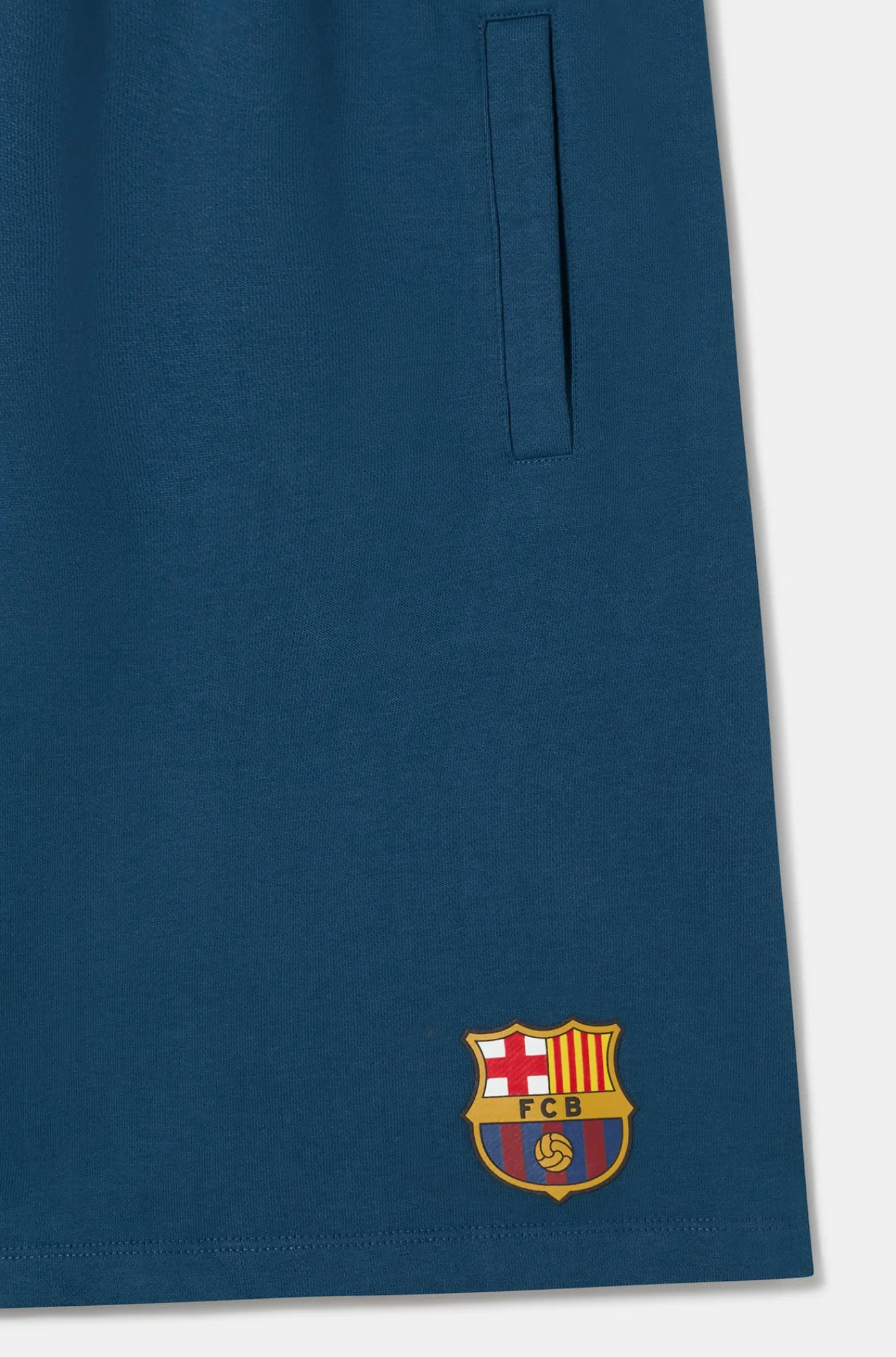 Shop Pantalón corto azul Barça Hombre Pantalones Y Shorts