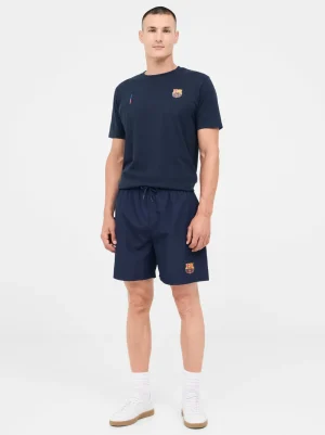 Best Pantalón corto navy Barça Hombre Pantalones Y Shorts